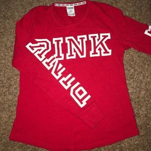 Victoria’s Secret Pink pajama shirt.